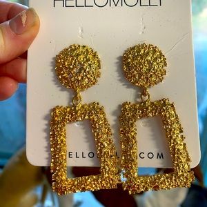 Hello Molly Imperial Beach Gold Earrings